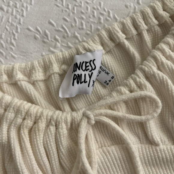 princess polly white pamelia top - Picture 3 of 3